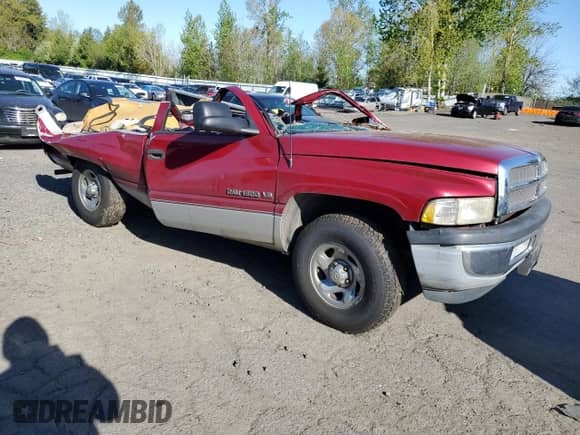 1995 Dodge 1500 with VIN 1B7HC16Y7SS155715, listed as a Copart auction lot 50577485 with 193,694 mi miles and Salvage title. Bid and sale history available at DreamBid. Image 4.