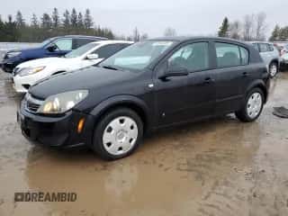 2009 Saturn Astra XE with VIN W08AR671095012069, listed as a Copart auction lot 47843385 with 128,113 mi miles and Salvage title. Bid and sale history available at DreamBid. Image 1.