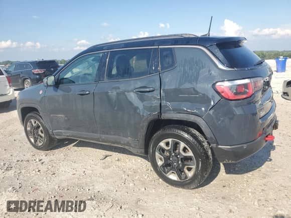 2017 Jeep Compass Trailhawk with VIN 3C4NJDDB3HT630454, listed as a Copart auction lot 63787745 with 166,709 mi miles and Clean title. Bid and sale history available at DreamBid. Image 2.