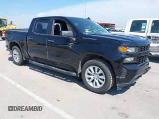 2020 Chevrolet Silverado 1500 Custom z VIN 3GCPWBEH2LG289180, wystawiony jako IAAI lot #42801235 z przebiegiem 116 542 mil mil oraz . Historia ofert i sprzedaży dostępna na DreamBid. Obrazek 1.
