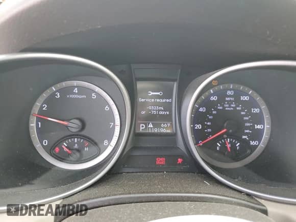 2014 Hyundai Santa Fe GLS with VIN KM8SMDHF0EU041138, listed as a Copart auction lot 54596745 with 119,196 mi miles and Clean title. Bid and sale history available at DreamBid. Image 9.