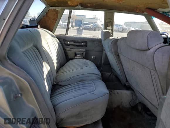 1986 Chevrolet Caprice Classic Brougham with VIN 1G1BN69Z4GX107626, listed as a Copart auction lot 42607765 with 90,001 mi miles and Salvage title. Bid and sale history available at DreamBid. Image 10.