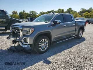 2020 GMC Sierra 1500 SLT with VIN 3GTU9DED2LG408977, listed as a Copart auction lot 71558575 with 40,713 mi miles and Salvage title. Bid and sale history available at DreamBid. Image 1.