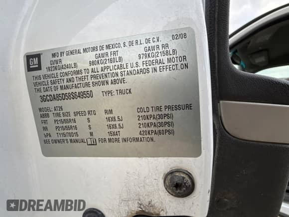 2008 Chevrolet HHR Panel LS с VIN 3GCDA85D58S649550, выставлен на аукционе Copart как лот 84289744 с пробегом 546 499 миль миль и Чистый • Clean title. История ставок и продаж доступна на DreamBid. Изображение 10.