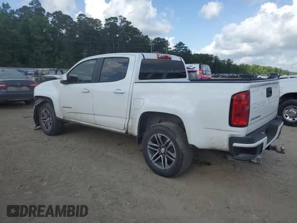 2022 Chevrolet Colorado 4WD Work Truck with VIN 1GCGTBEN6N1105312, listed as a Copart auction lot 59128045 with 114,514 mi miles and Salvage title. Bid and sale history available at DreamBid. Image 2.