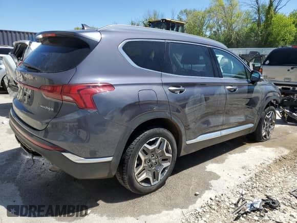2022 Hyundai Santa Fe Limited z VIN KM8S7DA21NU042488, wystawiony jako Copart lot #56422664 z przebiegiem 30 647 mil mil oraz . Historia ofert i sprzedaży dostępna na DreamBid. Obrazek 3.