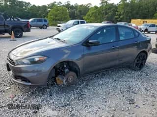2016 Dodge Dart SXT Sport Blacktop with VIN 1C3CDFFA0GD816458, listed as a Copart auction lot 71003585 with 75,215 mi miles and Clean title. Bid and sale history available at DreamBid. Image 1.