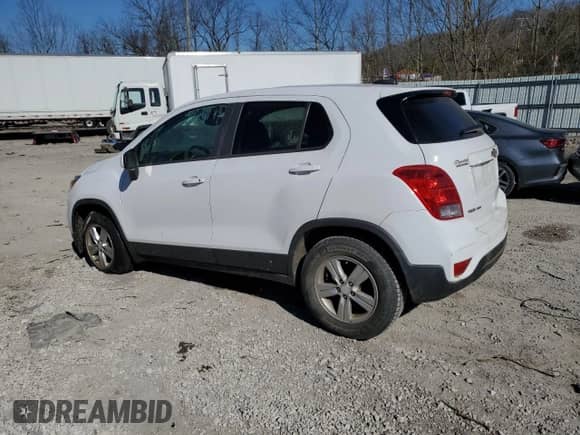 2017 Chevrolet Trax LS with VIN 3GNCJNSB8HL237606, listed as a Copart auction lot 46225945 with Not provided miles and Salvage title. Bid and sale history available at DreamBid. Image 2.