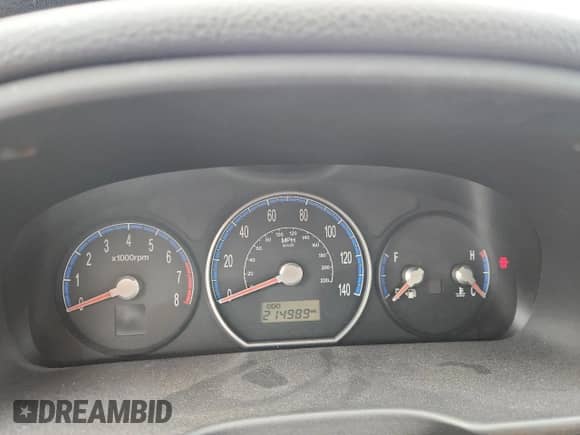 2007 Hyundai Santa Fe GLS with VIN 5NMSG73D17H075618, listed as a Copart auction lot 80196725 with 214,989 mi miles and Clean title. Bid and sale history available at DreamBid. Image 9.