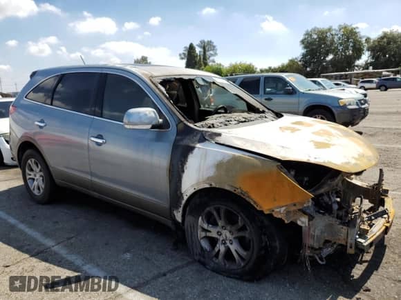 2007 Hyundai Veracruz GLS with VIN KM8NU13C87U026690, listed as a Copart auction lot 81300425 with Not provided miles and Salvage title. Bid and sale history available at DreamBid. Image 4.