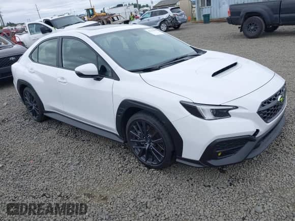 2023 Subaru WRX Limited with VIN JF1VBAL68P9822787, listed as a IAAI auction lot 42358490 with 9,095 mi miles and . Bid and sale history available at DreamBid. Image 1.