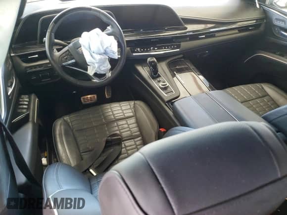 2023 Cadillac Escalade ESV AWD V-Series with VIN 1GYS4SK93PR229583, listed as a Copart auction lot 47362635 with 19,539 mi miles and Salvage title. Bid and sale history available at DreamBid. Image 8.