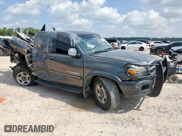 2002 Toyota Tundra SR5 z VIN 5TBBT44182S321531, wystawiony jako Copart lot #65466835 z przebiegiem Nie podano mil oraz Szkoda całkowita • Salvage title. Historia ofert i sprzedaży dostępna na DreamBid. Obrazek 4.