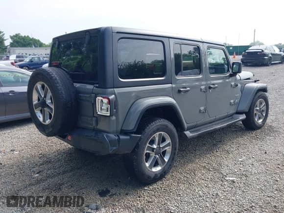2022 Jeep Wrangler Unlimited Sahara с VIN 1C4HJXEN2NW239826, выставлен на аукционе IAAI как лот 42497327 с пробегом 36 754 миль миль и . История ставок и продаж доступна на DreamBid. Изображение 4.