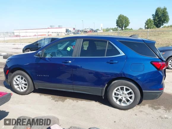 2022 Chevrolet Equinox LT with VIN 2GNAXKEV6N6130256, listed as a IAAI auction lot 43246938 with 84,679 mi miles and . Bid and sale history available at DreamBid. Image 14.