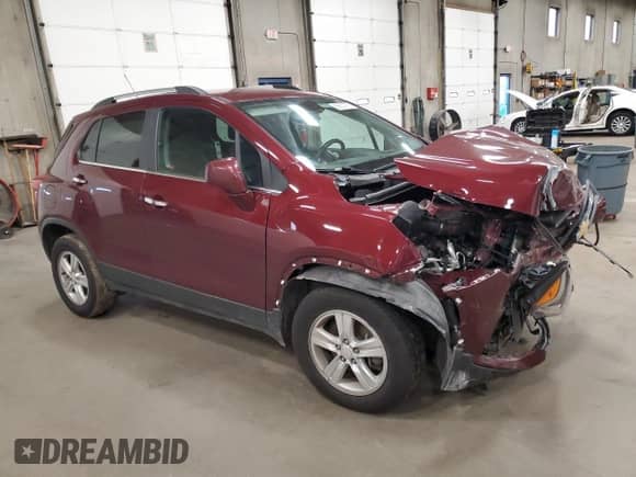 2017 Chevrolet Trax LT with VIN 3GNCJPSB0HL254511, listed as a Copart auction lot 86831915 with 131,128 mi miles and Salvage title. Bid and sale history available at DreamBid. Image 4.