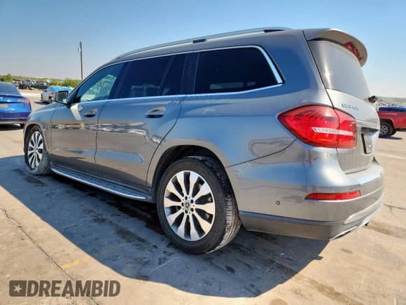 2017 Mercedes-Benz GLS 450 with VIN 4JGDF6EE1HA933818, listed as a Copart auction lot 81968085 with 98,738 mi miles and Salvage title. Bid and sale history available at DreamBid. Image 2.