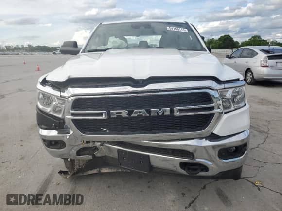 2023 Ram 1500 Tradesman с VIN 1C6SRFGT1PN696163, выставлен на аукционе Copart как лот 54166115 с пробегом 5 931 миль миль и Списание • Salvage title. История ставок и продаж доступна на DreamBid. Изображение 5.