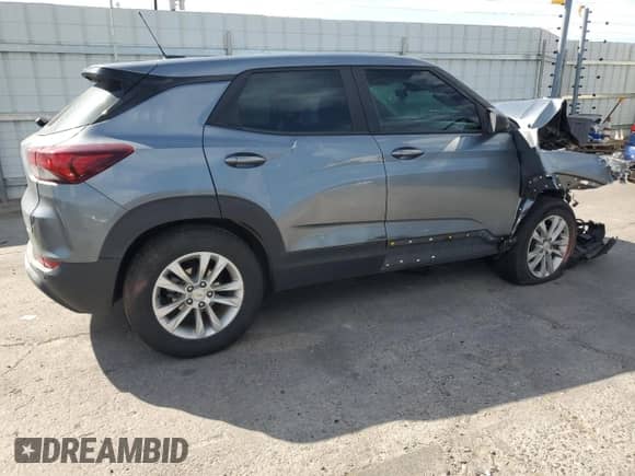 2021 Chevrolet TrailBlazer LS with VIN KL79MNSL3MB093068, listed as a Copart auction lot 63752455 with 63,316 mi miles and Salvage title. Bid and sale history available at DreamBid. Image 3.