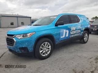 2021 Chevrolet Traverse LS with VIN 1GNERFKW9MJ101206, listed as a Copart auction lot 83798615 with 174,353 mi miles and Salvage title. Bid and sale history available at DreamBid. Image 1.