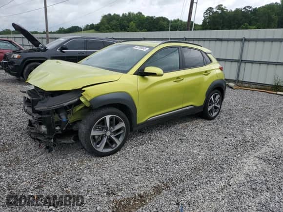 2020 Hyundai Kona Ultimate с VIN KM8K53A50LU526272, выставлен на аукционе Copart как лот 55769845 с пробегом 51 020 миль миль и Списание • Salvage title. История ставок и продаж доступна на DreamBid. Изображение 1.