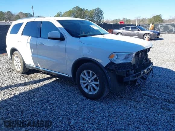 2015 Dodge Durango SXT with VIN 1C4RDHAG1FC244429, listed as a IAAI auction lot 41644435 with 240,619 mi miles and . Bid and sale history available at DreamBid. Image 1.