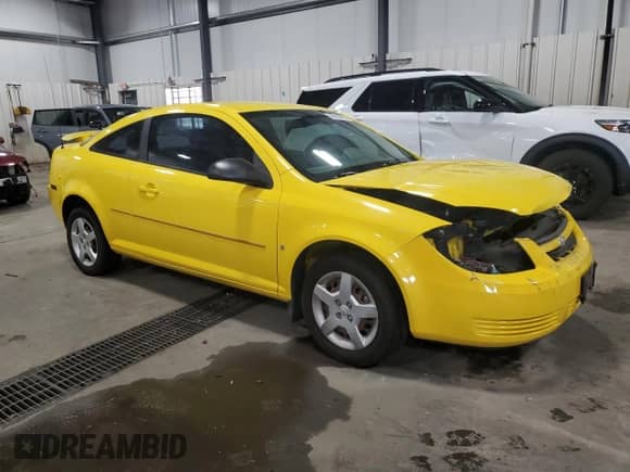 2007 Chevrolet Cobalt LS with VIN 1G1AK15F477245251, listed as a Copart auction lot 68169905 with 84,887 mi miles and Salvage title. Bid and sale history available at DreamBid. Image 4.