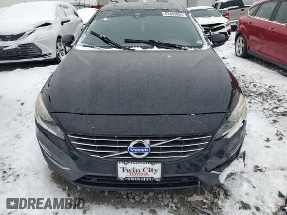 2015 Volvo S60 T6 Drive-E with VIN YV149MFK5F2339707, listed as a Copart auction lot 82493884 with 87,932 mi miles and Salvage title. Bid and sale history available at DreamBid. Image 5.