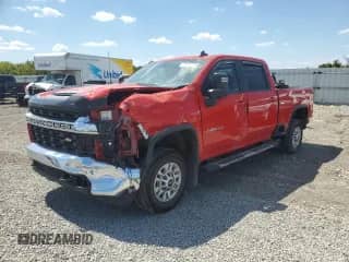 2022 Chevrolet Silverado 2500HD LT z VIN 1GC4YNE75NF109152, wystawiony jako Copart lot #70894075 z przebiegiem 35 466 mil mil oraz Szkoda całkowita • Salvage title. Historia ofert i sprzedaży dostępna na DreamBid. Obrazek 1.