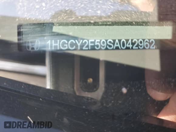 2025 Honda Accord Sport z VIN 1HGCY2F59SA042962, wystawiony jako Copart lot #69319125 z przebiegiem 9 430 mil mil oraz Szkoda całkowita • Salvage title. Historia ofert i sprzedaży dostępna na DreamBid. Obrazek 12.