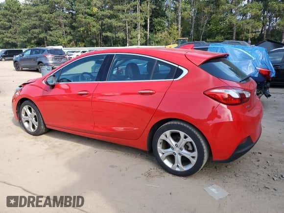 2017 Chevrolet Cruze Premier с VIN 3G1BF6SM8HS595252, выставлен на аукционе Copart как лот 81963005 с пробегом 154 304 миль миль и Списание • Salvage title. История ставок и продаж доступна на DreamBid. Изображение 2.