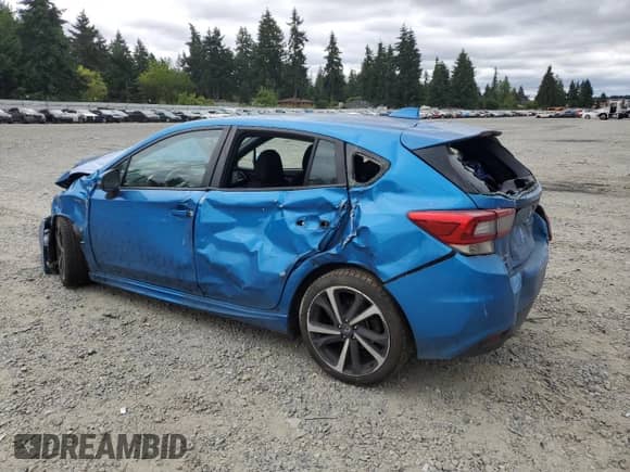 2023 Subaru Impreza Special Sports with VIN 4S3GTAL67P3712204, listed as a Copart auction lot 64057005 with Not provided miles and Salvage title. Bid and sale history available at DreamBid. Image 2.