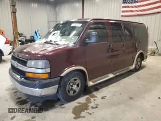 2005 Chevrolet Express Cargo YF7 Upfitter with VIN 1GBFG15T151204195, listed as a Copart auction lot 44330135 with 120,189 mi miles and Clean title. Bid and sale history available at DreamBid. Image 1.