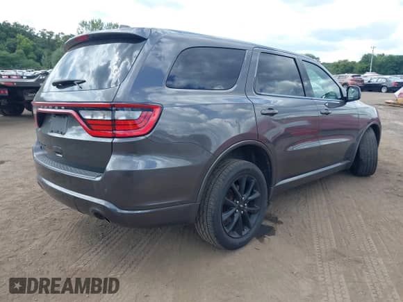 2019 Dodge Durango SXT with VIN 1C4RDJAG2KC599580, listed as a IAAI auction lot 43104403 with 108,136 mi miles and . Bid and sale history available at DreamBid. Image 4.