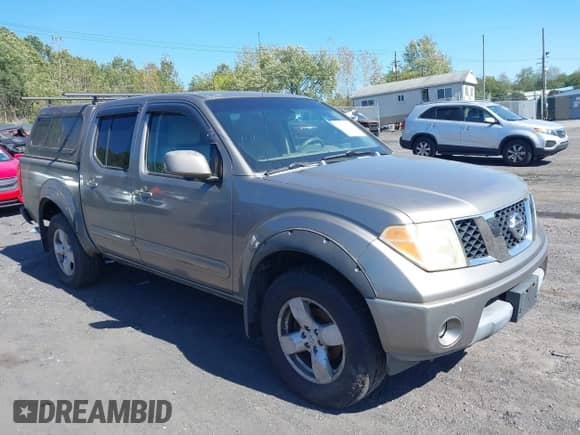 2005 Nissan Frontier SE with VIN 1N6AD07W25C429243, listed as a IAAI auction lot 43371511 with 180,341 mi miles and . Bid and sale history available at DreamBid. Image 1.