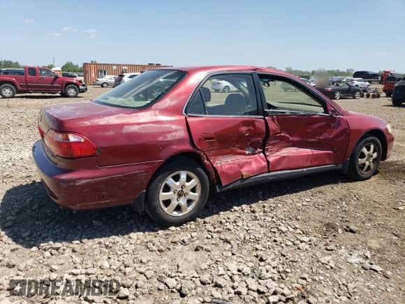 2000 Honda Accord SE with VIN JHMCG5677YC027778, listed as a Copart auction lot 62142315 with 188,854 mi miles and Salvage title. Bid and sale history available at DreamBid. Image 3.