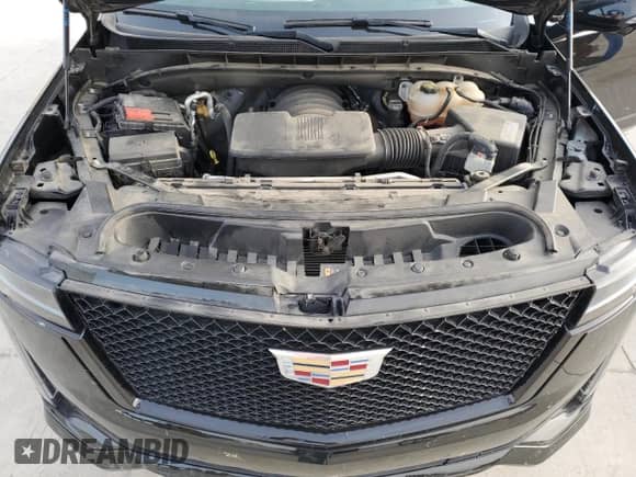 2021 Cadillac Escalade ESV Sport Platinum with VIN 1GYS4RKL0MR435525, listed as a Copart auction lot 83339374 with 30,012 mi miles and Salvage title. Bid and sale history available at DreamBid. Image 11.