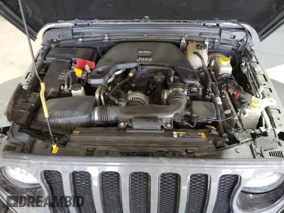 2021 Jeep Wrangler Unlimited Sport S с VIN 1C4HJXDG4MW665468, выставлен на аукционе Copart как лот 57417205 с пробегом 61 606 миль миль и Списание • Salvage title. История ставок и продаж доступна на DreamBid. Изображение 11.