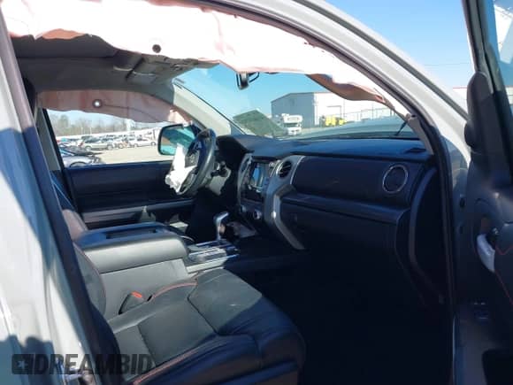 2021 Toyota Tundra SR5 with VIN 5TFDY5F14MX046533, listed as a IAAI auction lot 41663194 with 55,758 mi miles and . Bid and sale history available at DreamBid. Image 5.