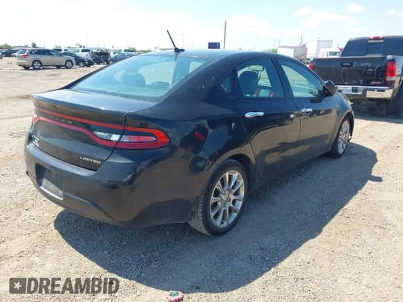 2013 Dodge Dart Limited with VIN 1C3CDFCA4DD293798, listed as a IAAI auction lot 43329787 with 148,008 mi miles and . Bid and sale history available at DreamBid. Image 4.