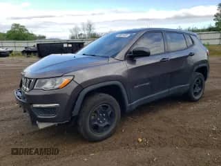 2018 Jeep Compass Sport z VIN 3C4NJDAB5JT422358, wystawiony jako Copart lot #69941435 z przebiegiem 83 181 mil mil oraz Szkoda całkowita • Salvage title. Historia ofert i sprzedaży dostępna na DreamBid. Obrazek 1.