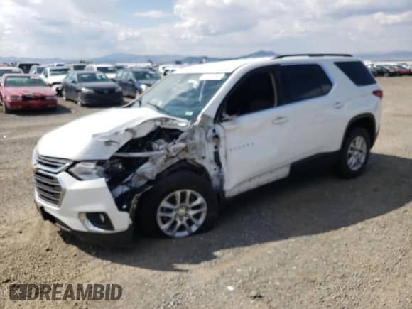 2019 Chevrolet Traverse LT Cloth с VIN 1GNERMKWXKJ251066, выставлен на аукционе Copart как лот 67452894 с пробегом Не указан миль и Списание • Salvage title. История ставок и продаж доступна на DreamBid. Изображение 1.