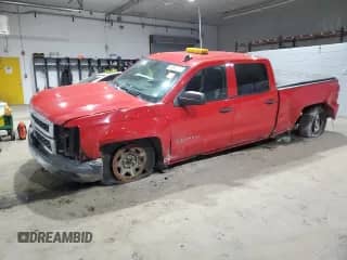 2015 Chevrolet Silverado 1500 Work Truck z VIN 3GCUKPEH1FG341320, wystawiony jako Copart lot #84562244 z przebiegiem Nie podano mil oraz Szkoda całkowita • Salvage title. Historia ofert i sprzedaży dostępna na DreamBid. Obrazek 1.