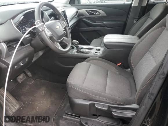 2021 Chevrolet Traverse LS with VIN 1GNEVFKW9MJ233894, listed as a Copart auction lot 55299425 with 55,325 mi miles and Salvage title. Bid and sale history available at DreamBid. Image 7.