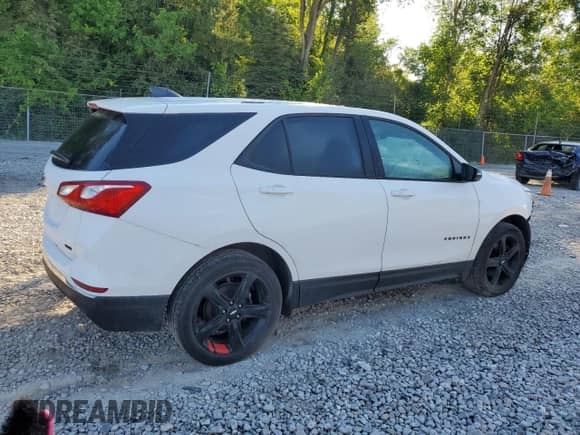 2019 Chevrolet Equinox LT with VIN 2GNAXVEX4K6197422, listed as a Copart auction lot 65553345 with 82,657 mi miles and Salvage title. Bid and sale history available at DreamBid. Image 3.