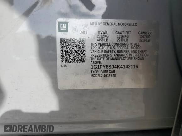 2019 Chevrolet Bolt EV LT z VIN 1G1FY6S04K4142116, wystawiony jako Copart lot #69132613 z przebiegiem 54 752 mil mil oraz . Historia ofert i sprzedaży dostępna na DreamBid. Obrazek 12.