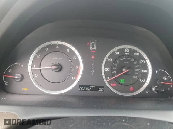 2009 Honda Accord EX-L with VIN 1HGCP36869A003484, listed as a Copart auction lot 80741525 with 82,762 mi miles and Clean title. Bid and sale history available at DreamBid. Image 9.