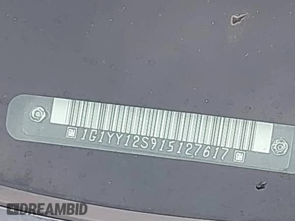 2001 Chevrolet Corvette Z06 with VIN 1G1YY12S915127617, listed as a IAAI auction lot 41620619 with 77,868 mi miles and . Bid and sale history available at DreamBid. Image 9.