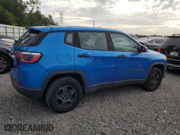2017 Jeep Compass Sport with VIN 3C4NJDAB2HT500640, listed as a Copart auction lot 65324275 with 130,599 mi miles and Salvage title. Bid and sale history available at DreamBid. Image 3.