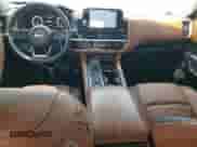 2023 Nissan Pathfinder Platinum with VIN 5N1DR3DK2PC240644, listed as a Copart auction lot 60130485 with 29,548 mi miles and Salvage title. Bid and sale history available at DreamBid. Image 8.